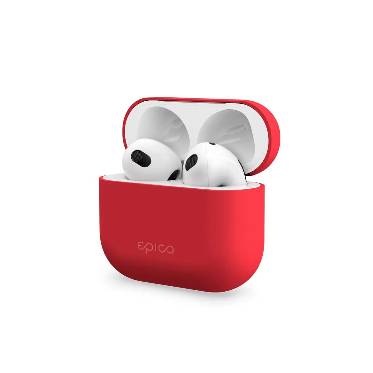 Epico Silicone Cover, AirPods (3rd Gen) -suojakuori, Punainen