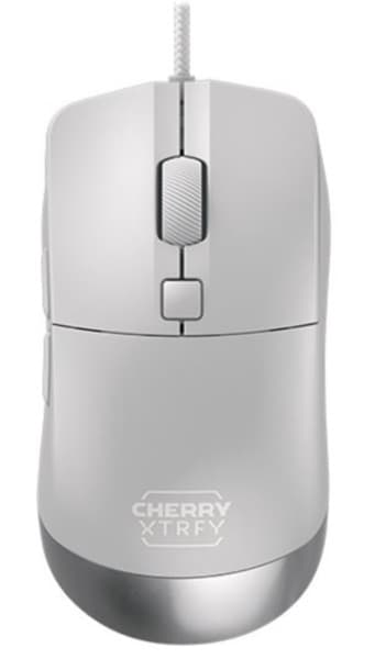 Cherry XTRFY M50 -langallinen ergonominen pelihiiri, valkoinen