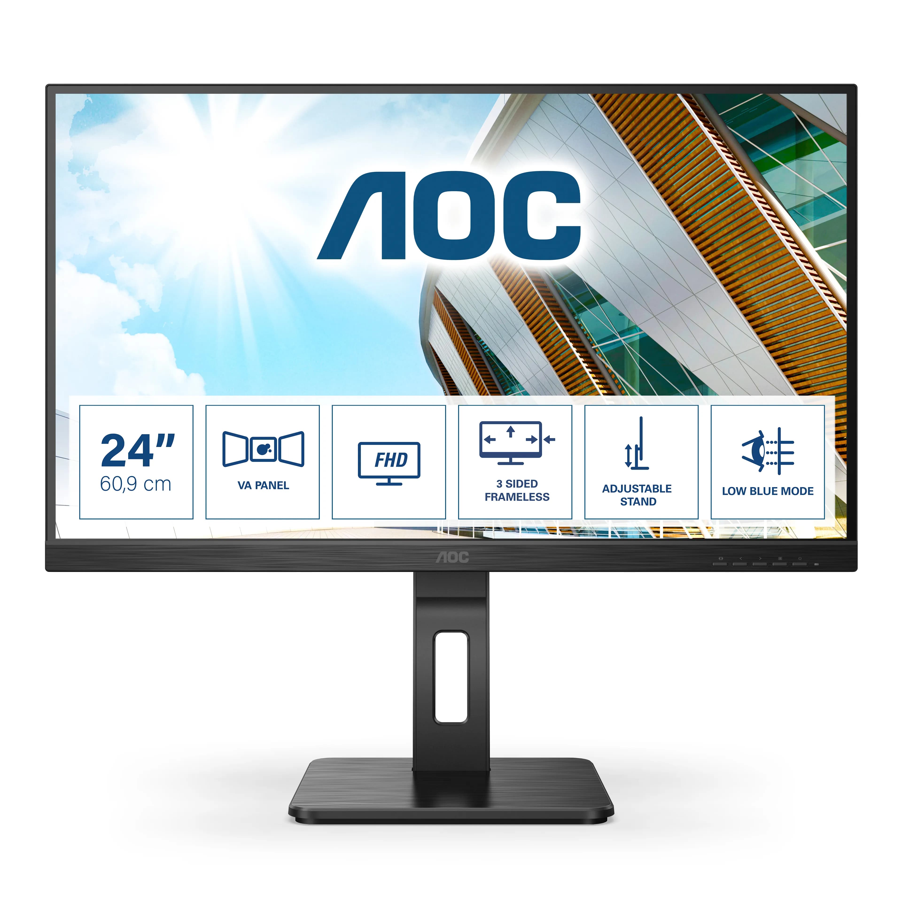 AOC 24P2QM 23.8" Full HD, VA -näyttö – AOC