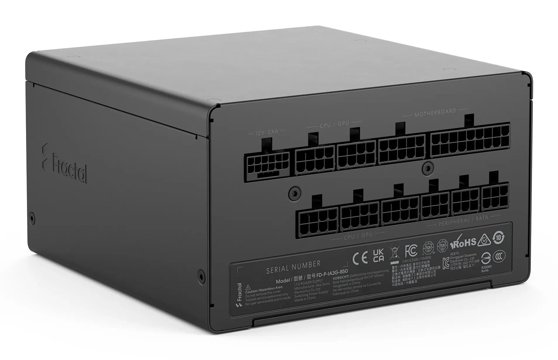 FRACTAL DESIGN Ion 3 Gold 850W -virtalähde, 80 Plus Gold – Fractal Design