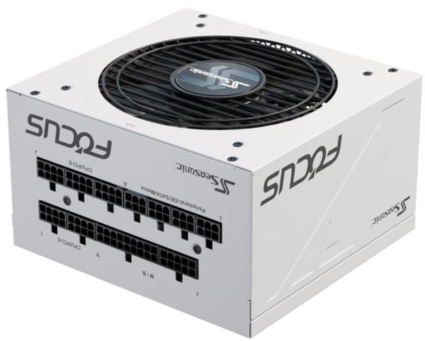 Seasonic FOCUS GX-1000 WHITE 1000W -virtalähde, 80 Plus Gold – SEA SONIC ELECTRONICS