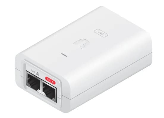 Ubiquiti PoE Injector 24V, 30W, Gigabit, White – UBIQUITI NETWORKS