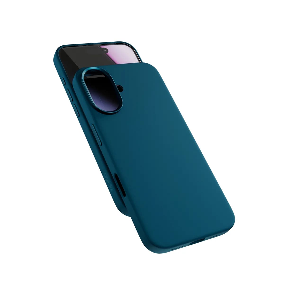 Epico Silicone Pro Mag+ Case iPhone 17 Qi2  &  MagSafe yhteensopiva, Petrol sininen – EPICO