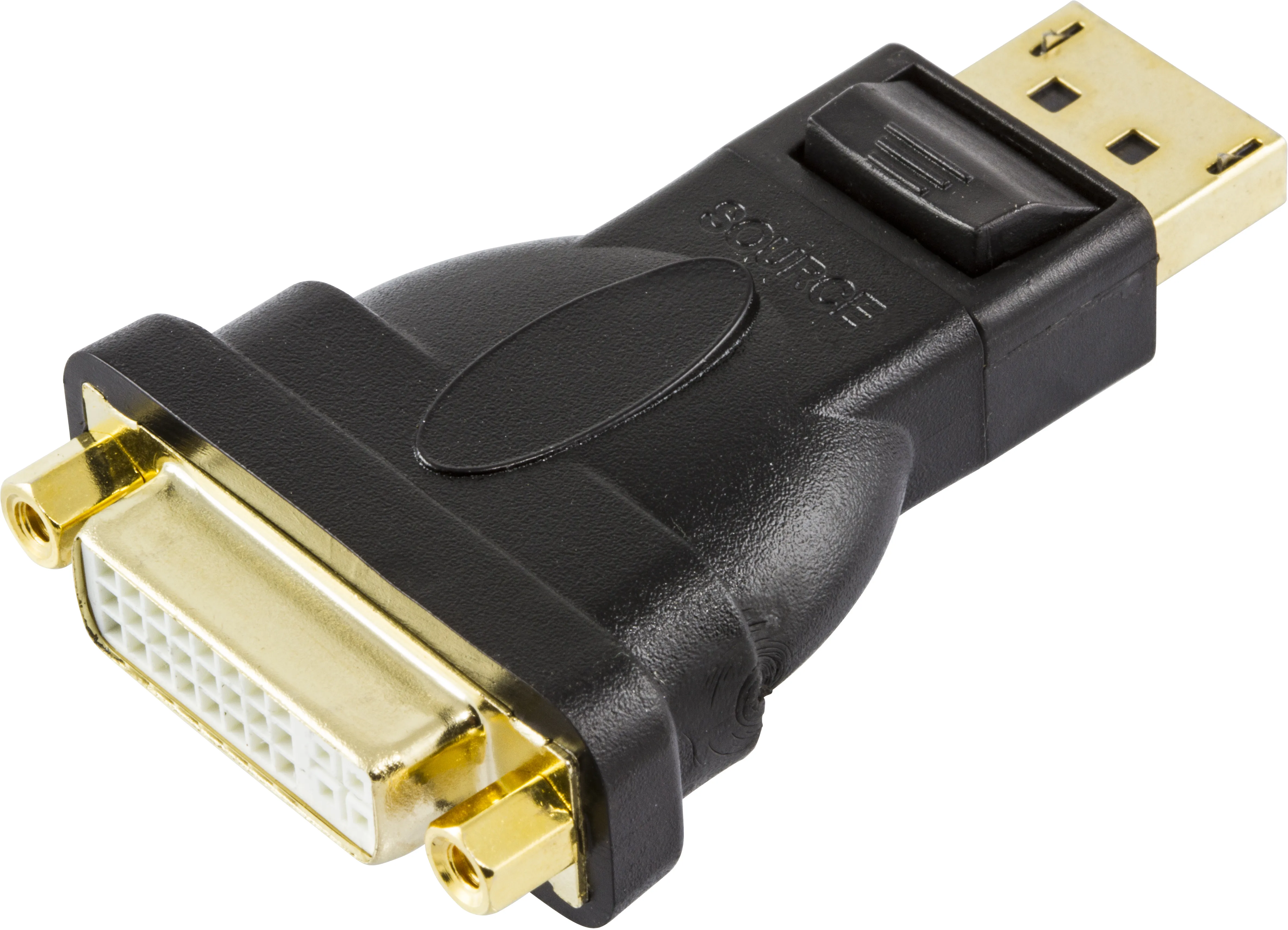 DisplayPort - DVI-D Single Link adapteri, uros-naaras – Deltaco