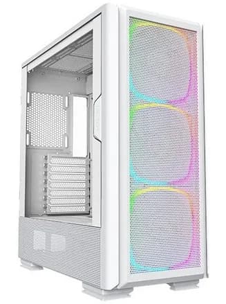 Montech SKY TWO GX -miditornikotelo ikkunalla ja RGB-valaistuksella, musta/valkoinen – MONTECH