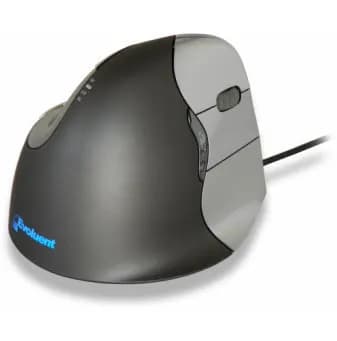 EVOLUENT VerticalMouse 4 Right Hand -langallinen ergonominen hiiri, musta – Evoluent