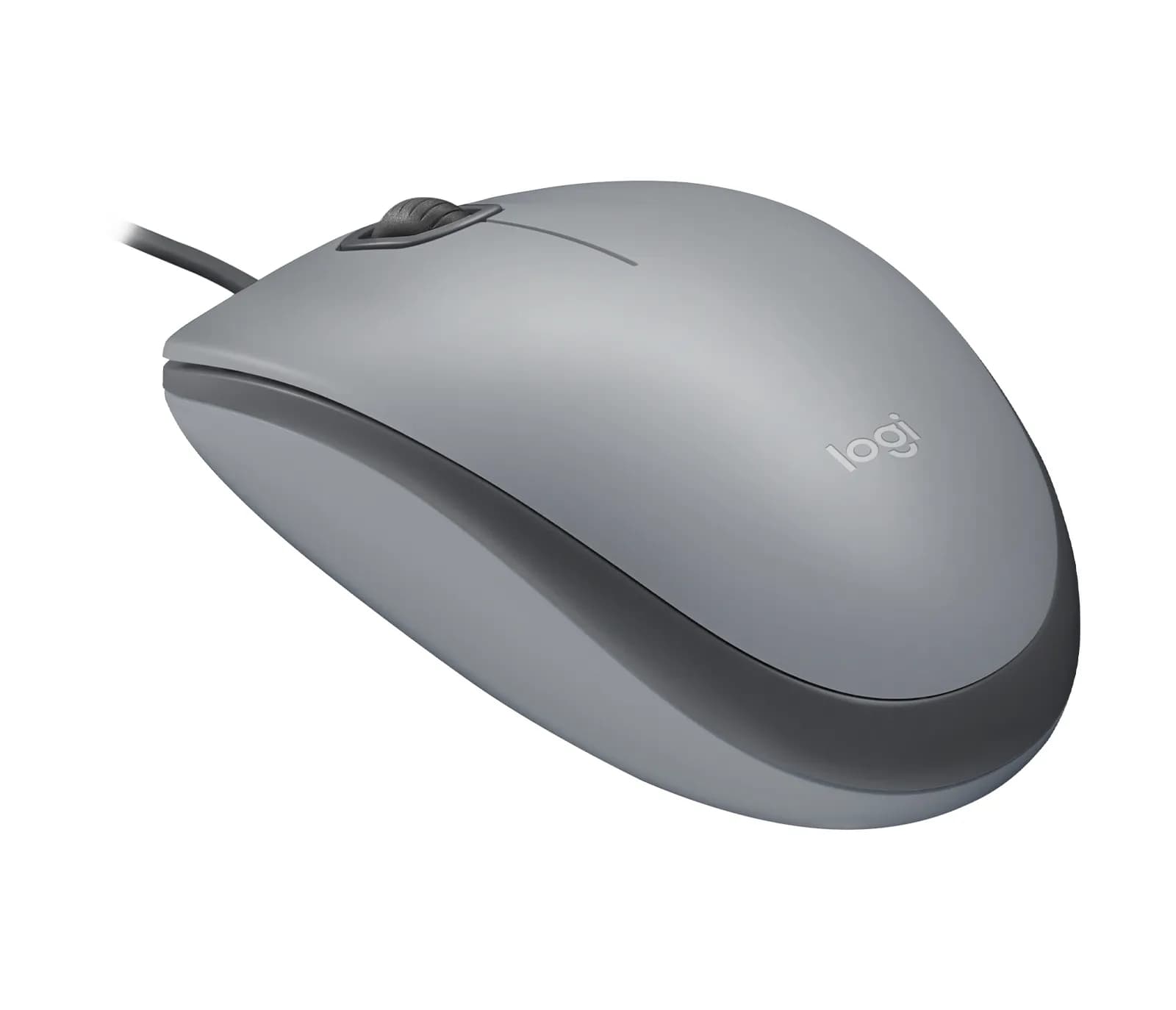 Logitech M110 -langallinen hiiri, harmaa