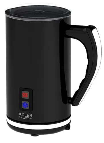 Adler AD 4478 Maidonvaahdotin ja lämmitin, 500 W, musta