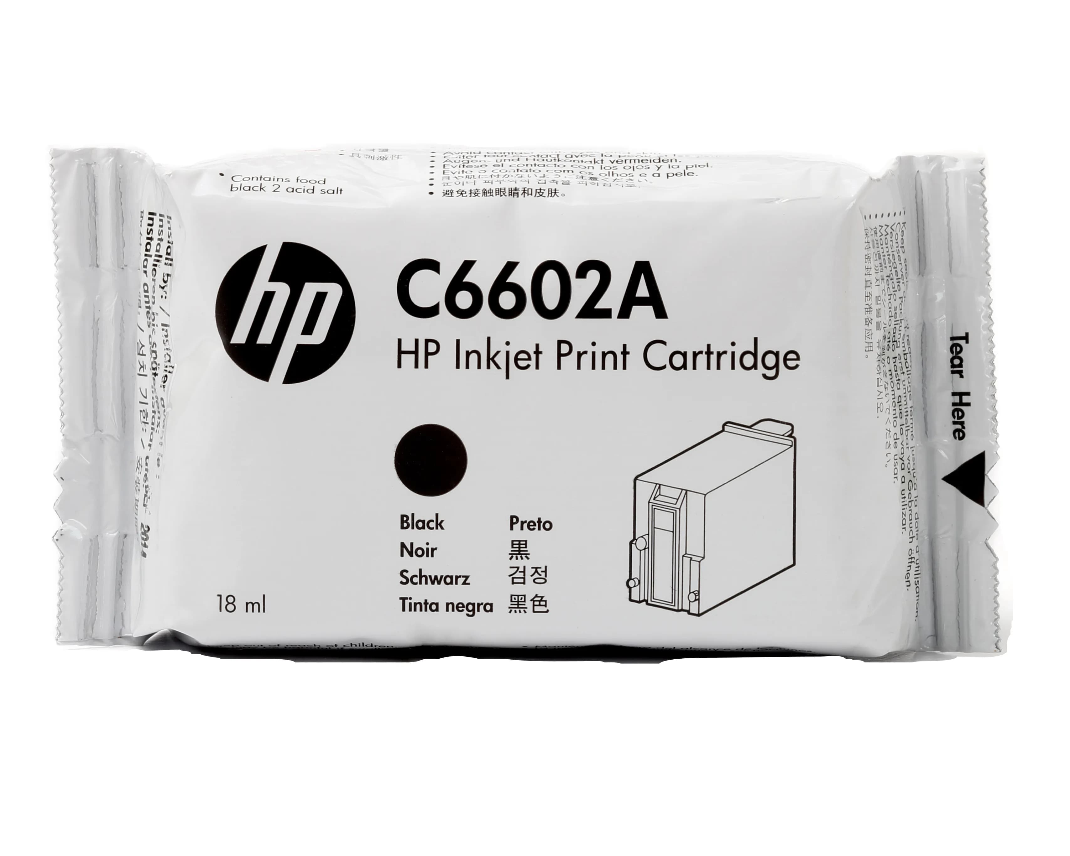 HP C6602A-mustekasetti, 18 ml, musta – HEWLETT-PACKARD