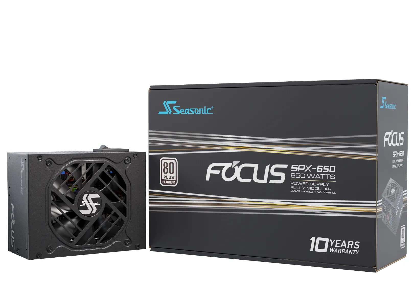 Seasonic Focus SPX-650 (2021) 650W -virtalähde, 80 Plus Platinum – SEA SONIC ELECTRONICS