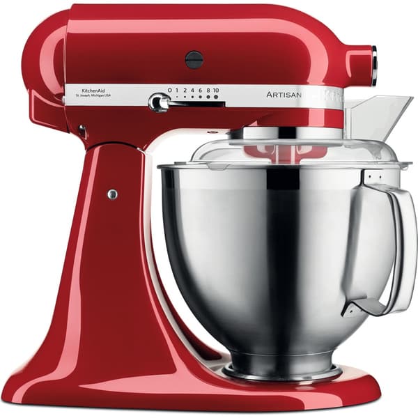 KitchenAid Artisan Premium 5KSM185PSEER -monitoimikone, 4,8 litraa, punainen – KITCHENAID