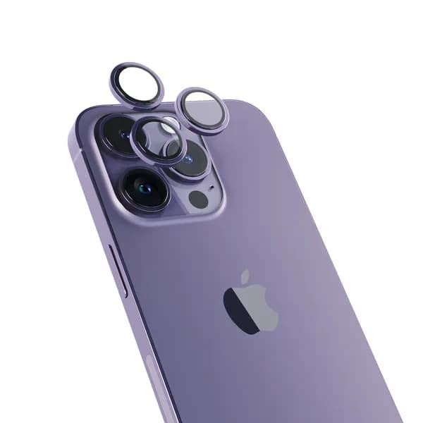 Epico Aluminium Lens, iPhone 14 Pro / 14 Pro Max -kameran linssinsuoja, Violetti – EPICO