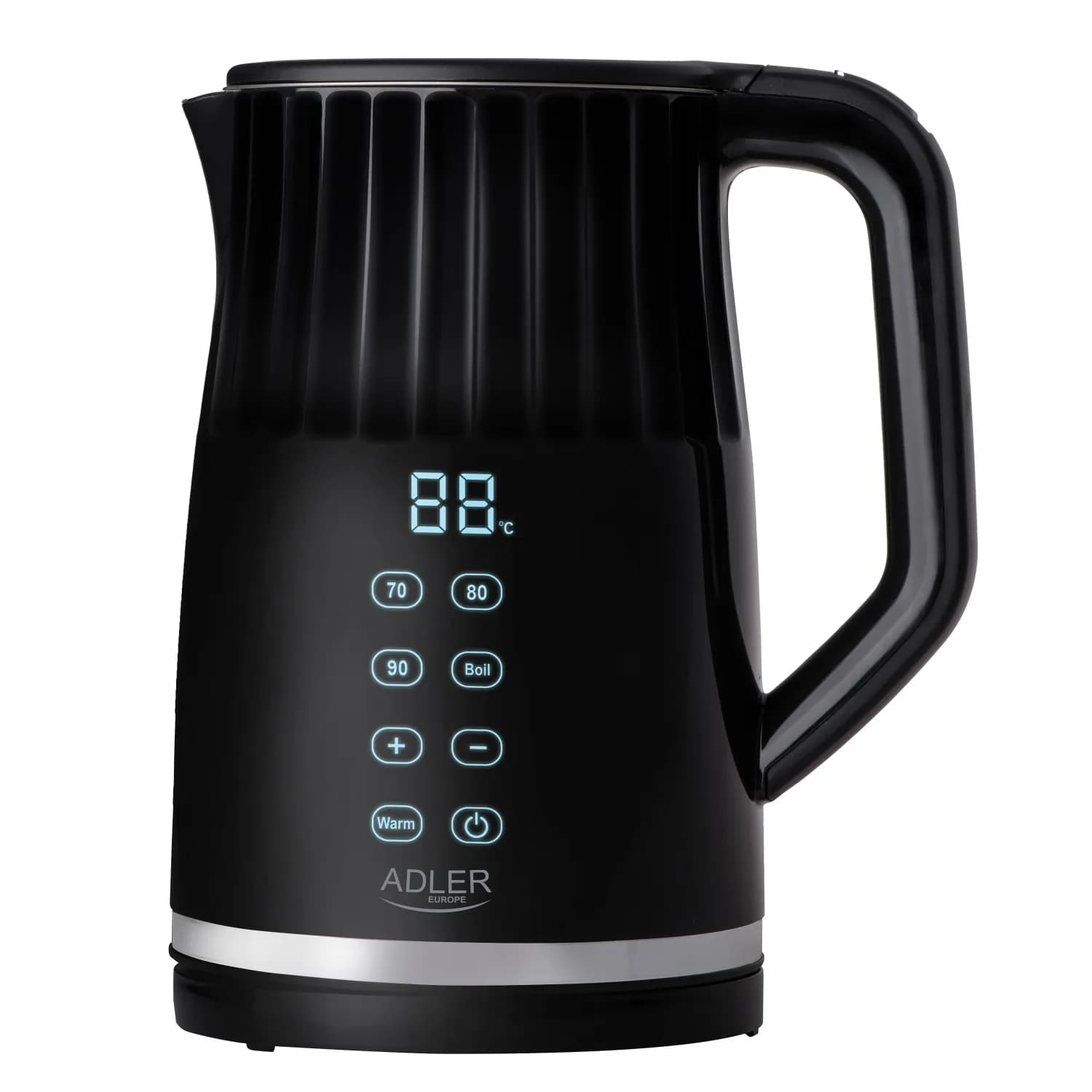 Adler AD 1350 -vedenkeitin, 1,7 l, 2200 W, musta