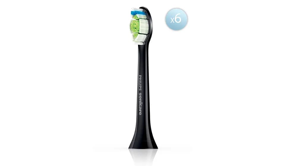 Philips Sonicare W2 Optimal White HX6066/88 Hammasharjan vaihtopäät 6 kpl, Musta – Philips