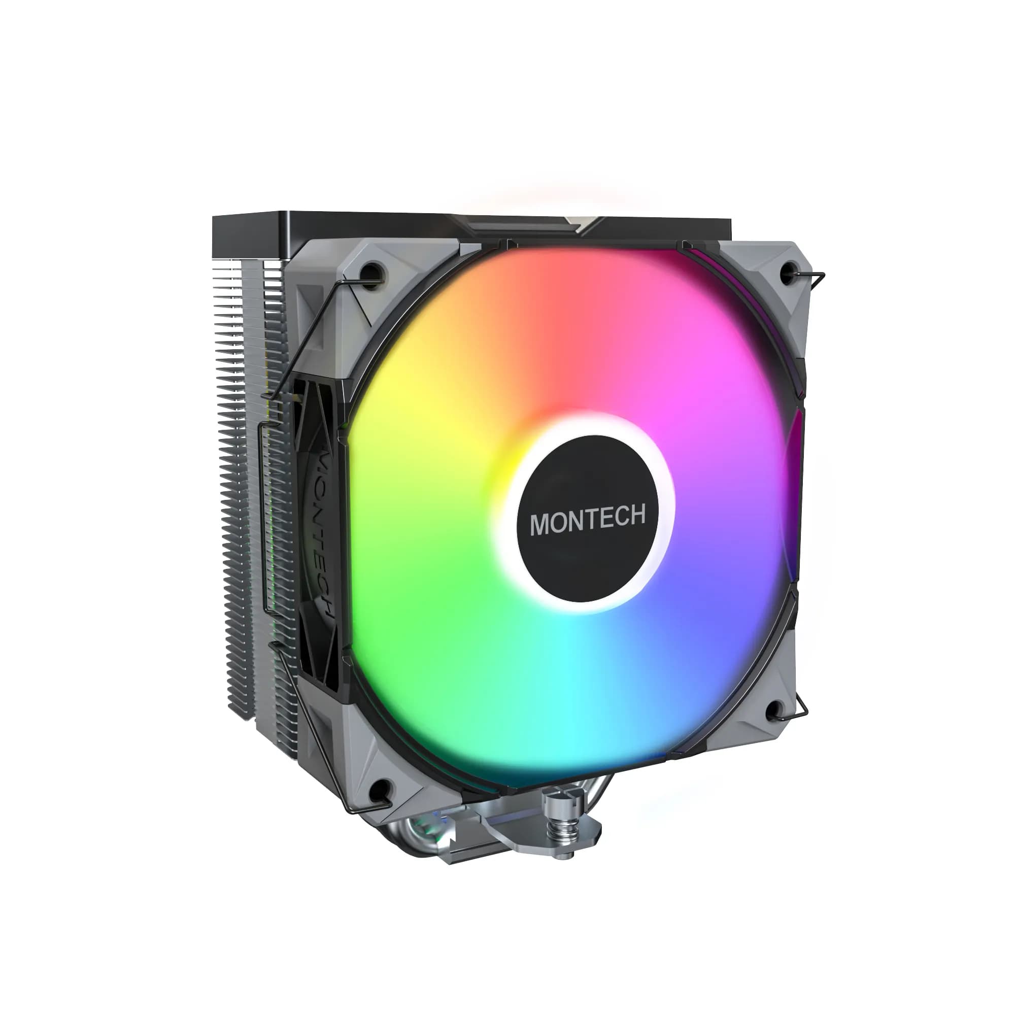Montech NX400, 120 mm ARGB -prosessorijäähdytin, musta – MONTECH