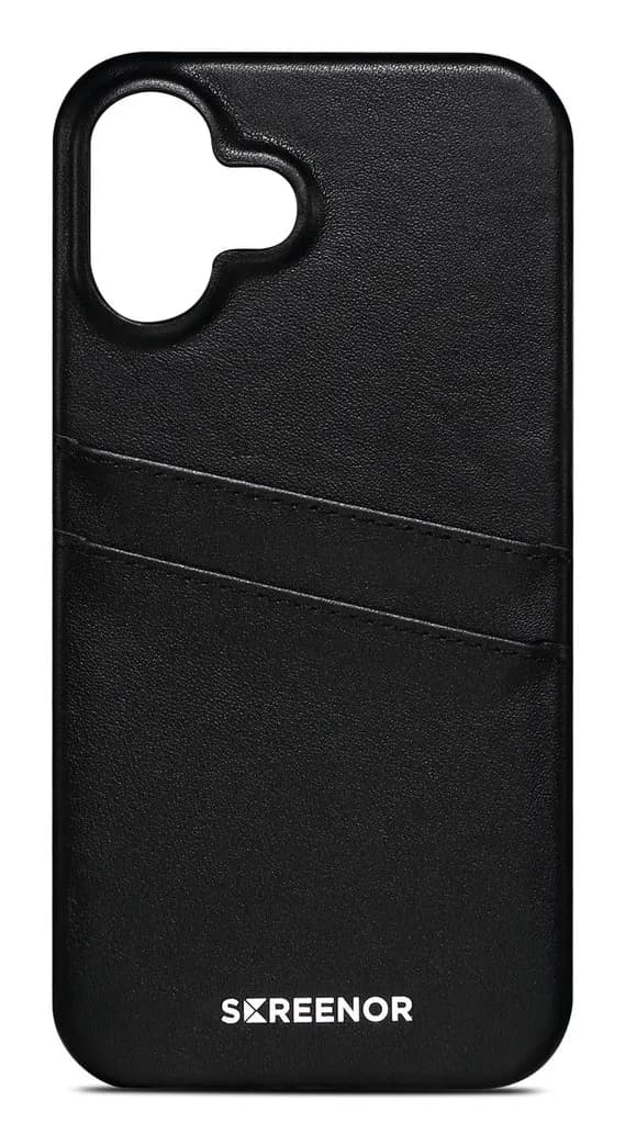 Screenor Lumo iPhone 16 Plus -suojakuori, Musta – SCREENOR