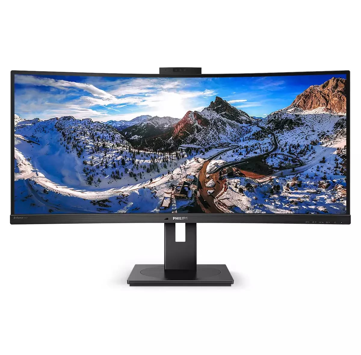 Philips Brilliance 346P1CRH 34" UWQHD, VA -kaareva näyttö, HDR, USB-C hub – Philips