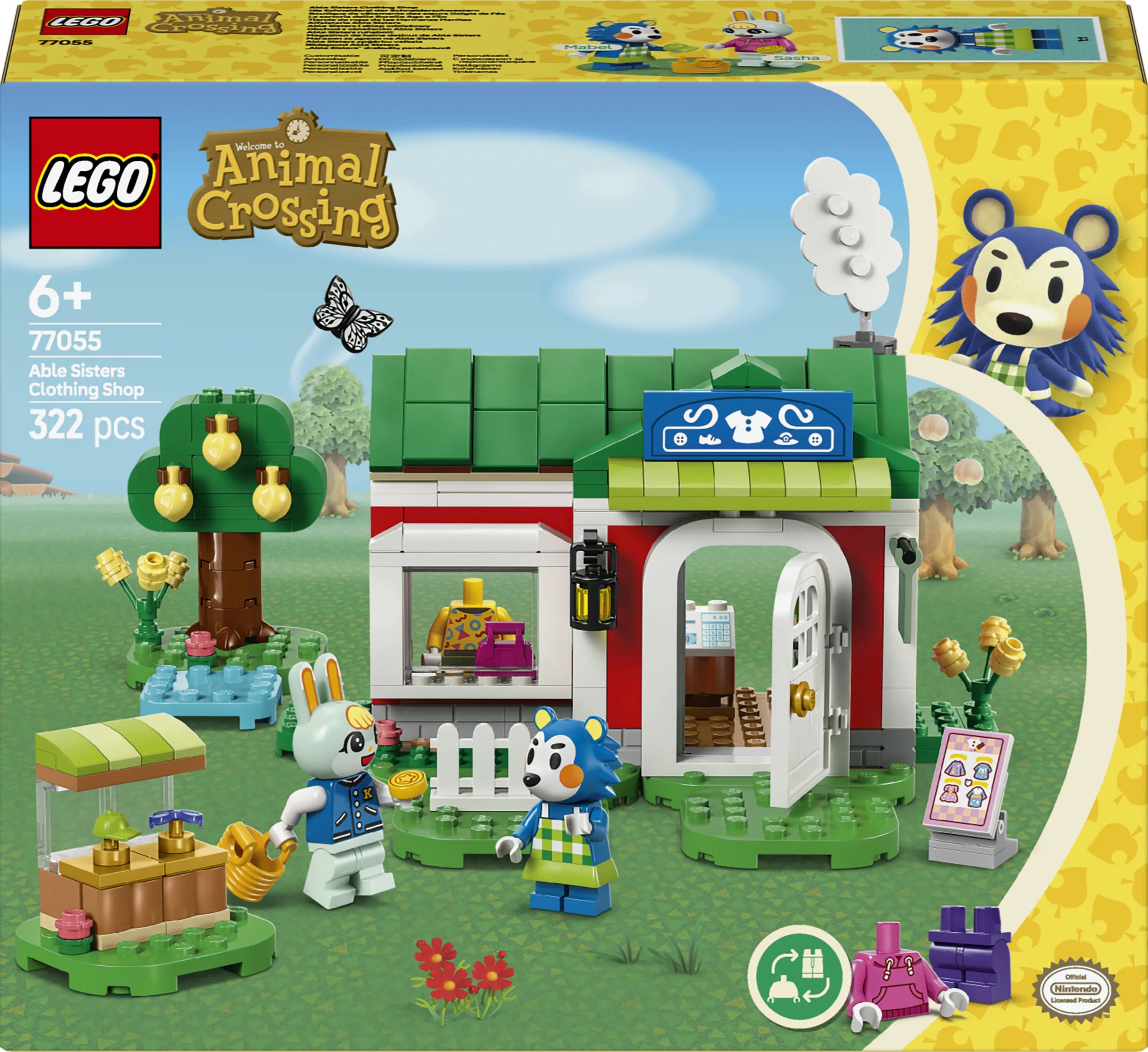 LEGO Animal Crossing Vaatekauppa Able Sisters 77055 – LEGO