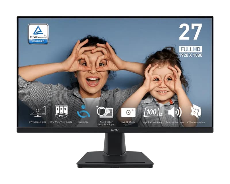 MSI Pro MP275QDE 27" QHD, IPS, HDR -näyttö – MSI