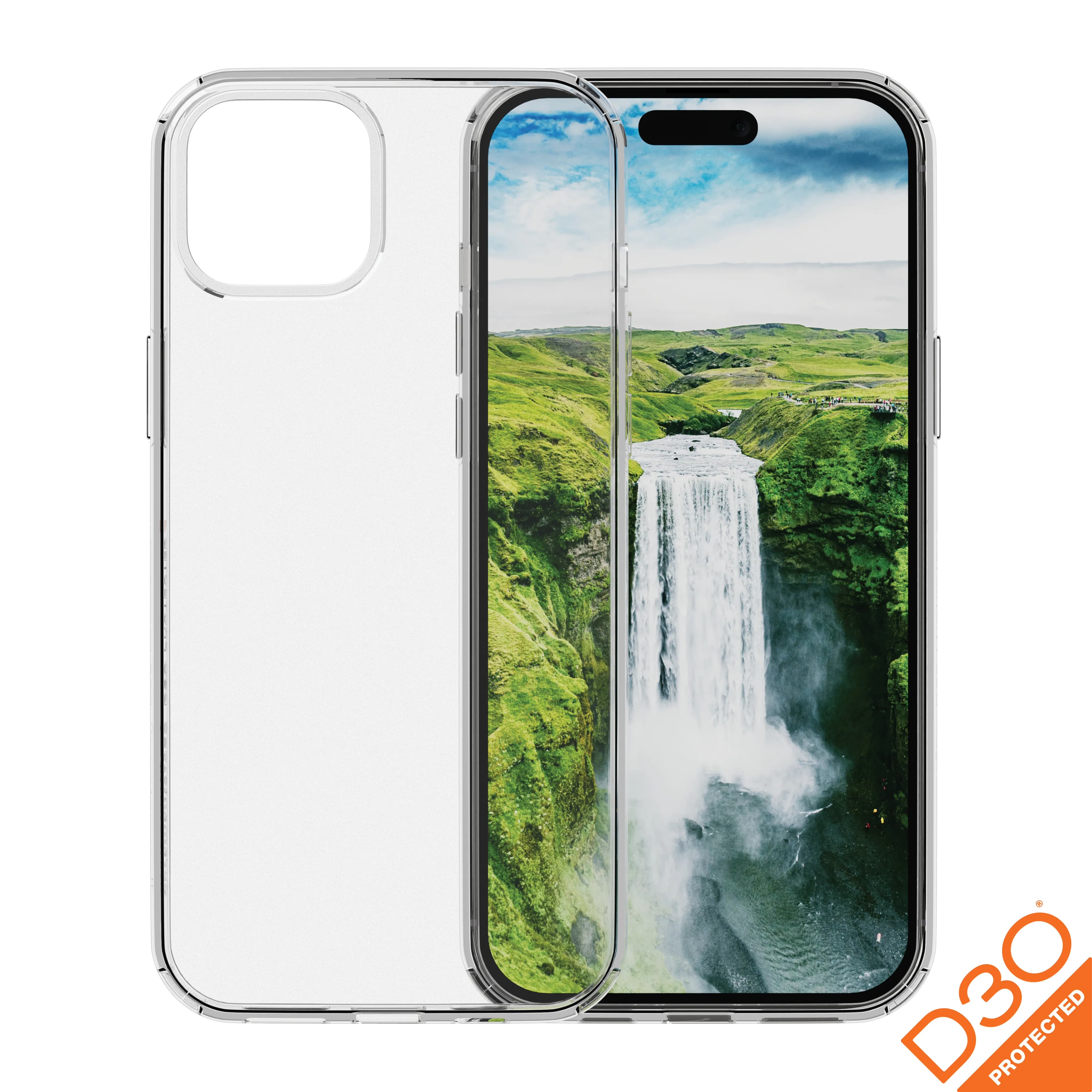 Dbramante1928 Iceland Ultra D3O, iPhone 15 -suojakuori, Läpinäkyvä – DBRAMANTE