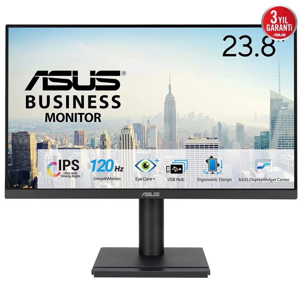 ASUS VA249QGS 23.8" Full HD, IPS 120Hz -näyttö, USB hub – ASUS