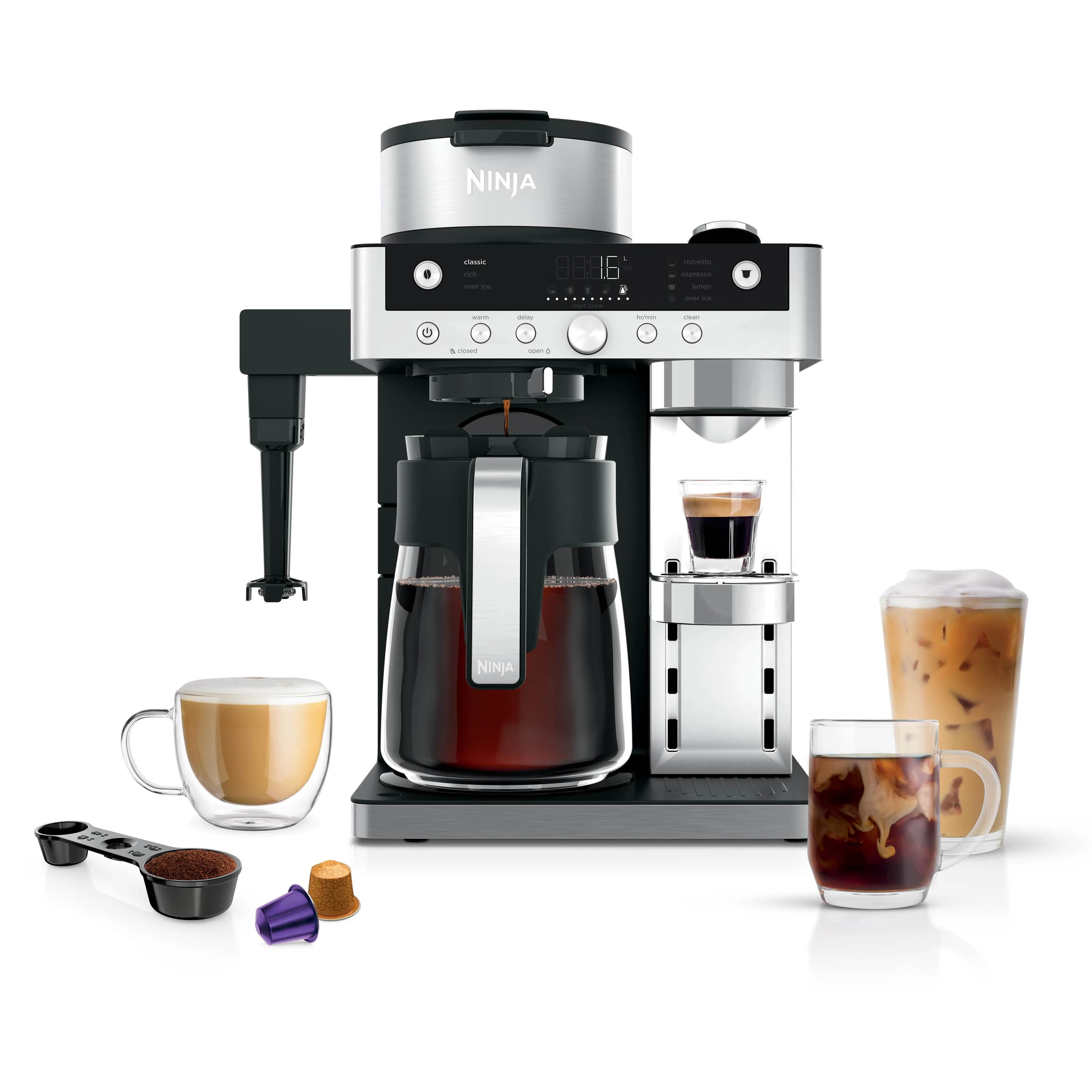 Ninja Prestige DualBrew System CFN802EU -kapseliespressokone, musta