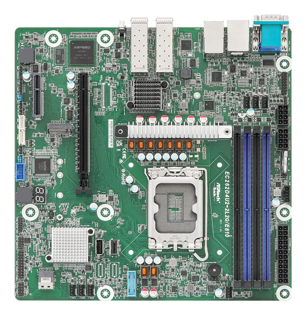 ASRock Rack EC262D4U2-2L2Q/E810 DDR5 LGA1700 mATX -emolevy