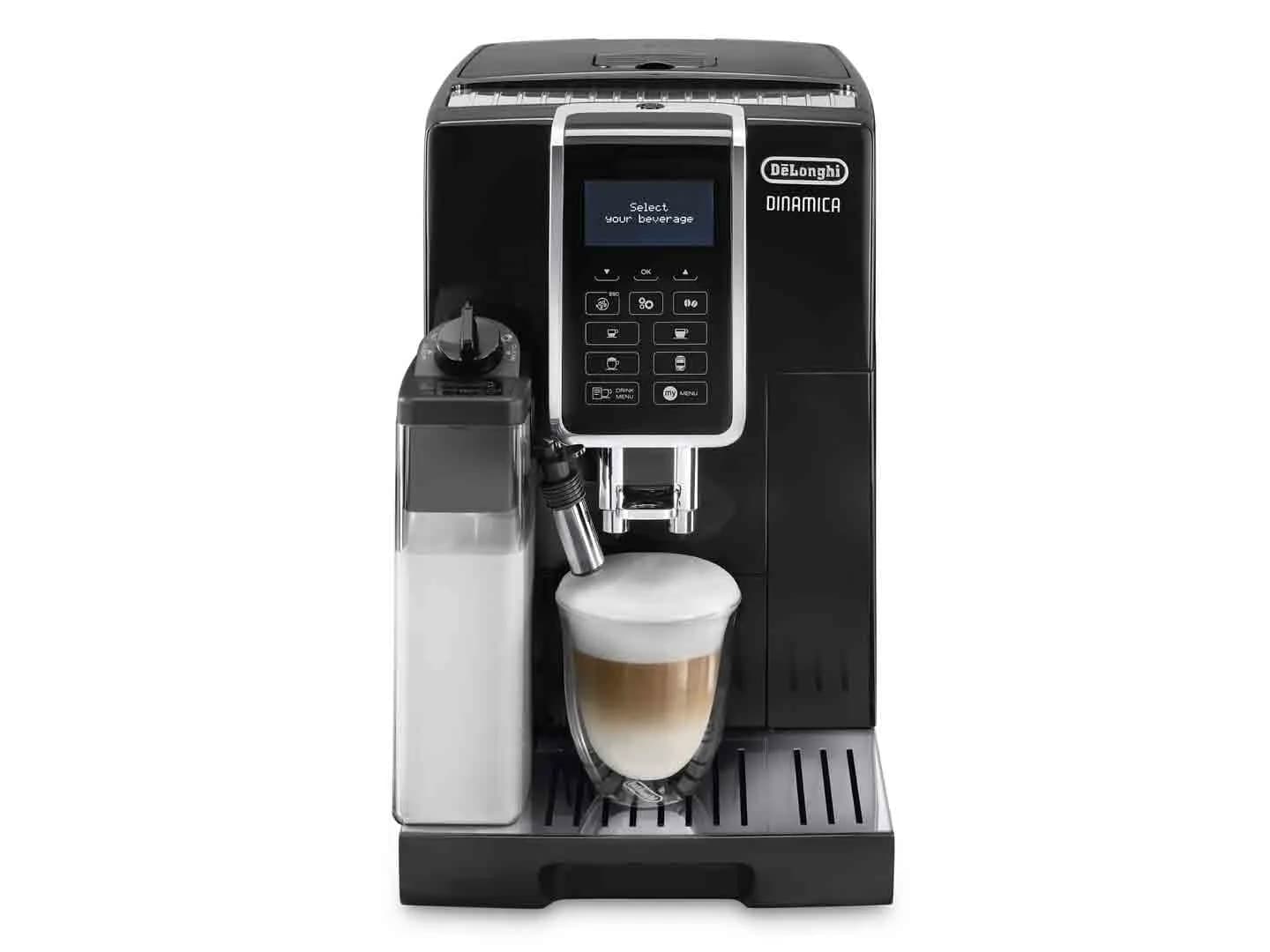 Delonghi DINAMICA ECAM 350.55.B -espressokeitin, täysautomaattinen, Musta – Delonghi