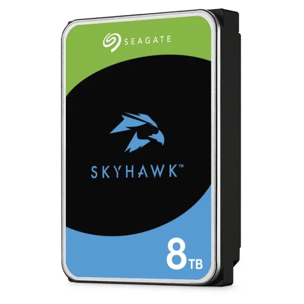 Seagate SkyHawk 3.5" 8 Tt, 7200 RPM, 256 MB, SATA III -kovalevy (valvontakäyttöön) – Seagate
