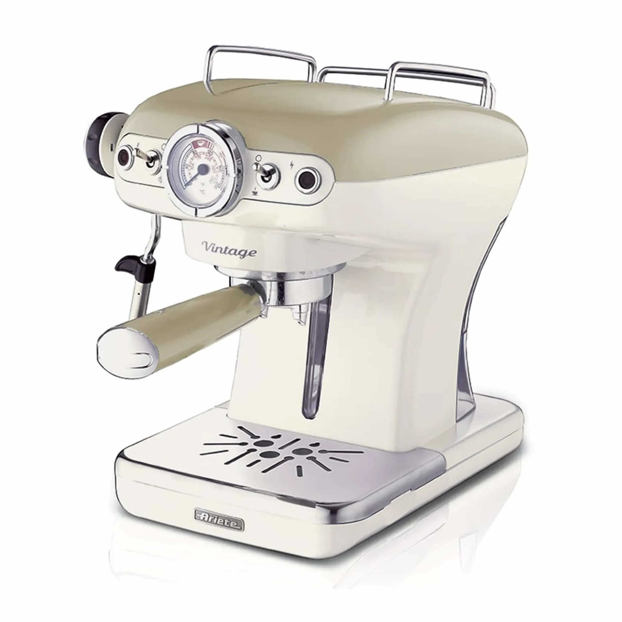 Ariete Vintage -espressokeitin, Beige