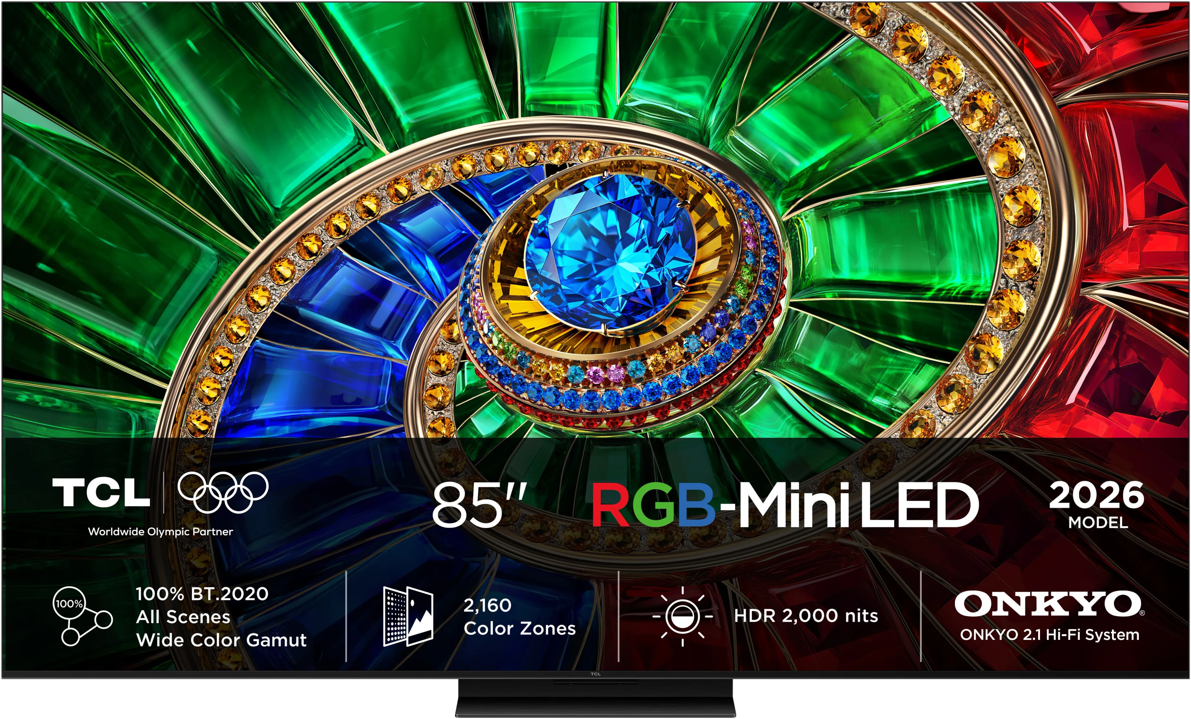 TCL 85RM7L 85" 4K Mini LED Google TV, 144 Hz, HDR10+, Dolby Vision – TCL