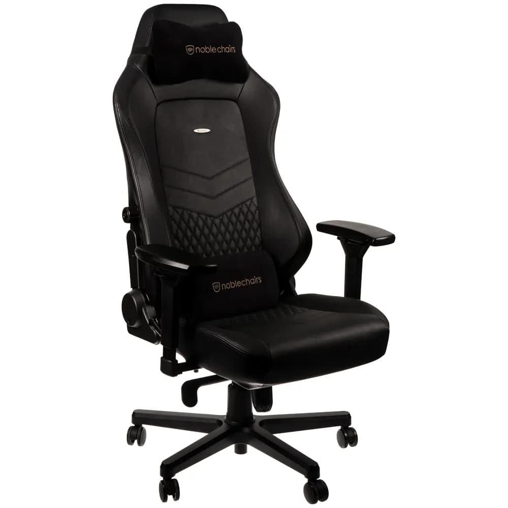 Noblechairs HERO Real Leather -pelituoli, musta – NOBLECHAIRS
