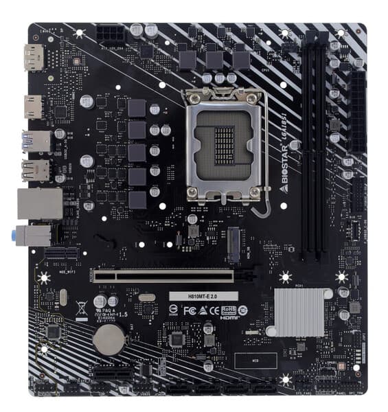 Biostar H810MTE 2.0 LGA1851 mATX -emolevy – BIOSTAR