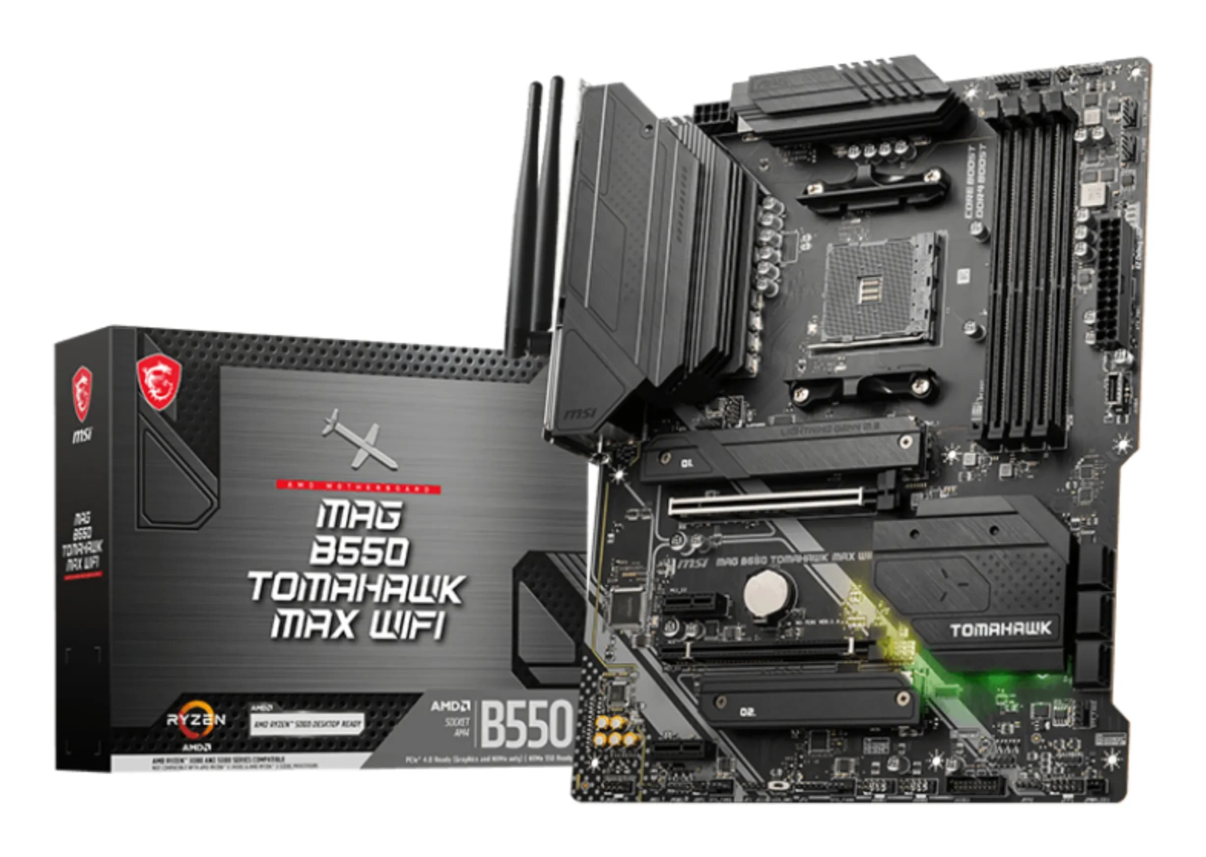 MSI MAG B550 TOMAHAWK MAX WIFI AM4 ATX -emolevy – MSI