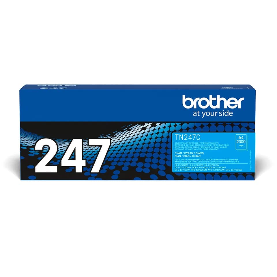 Brother TN-247C -laservärikasetti, syaani – Brother