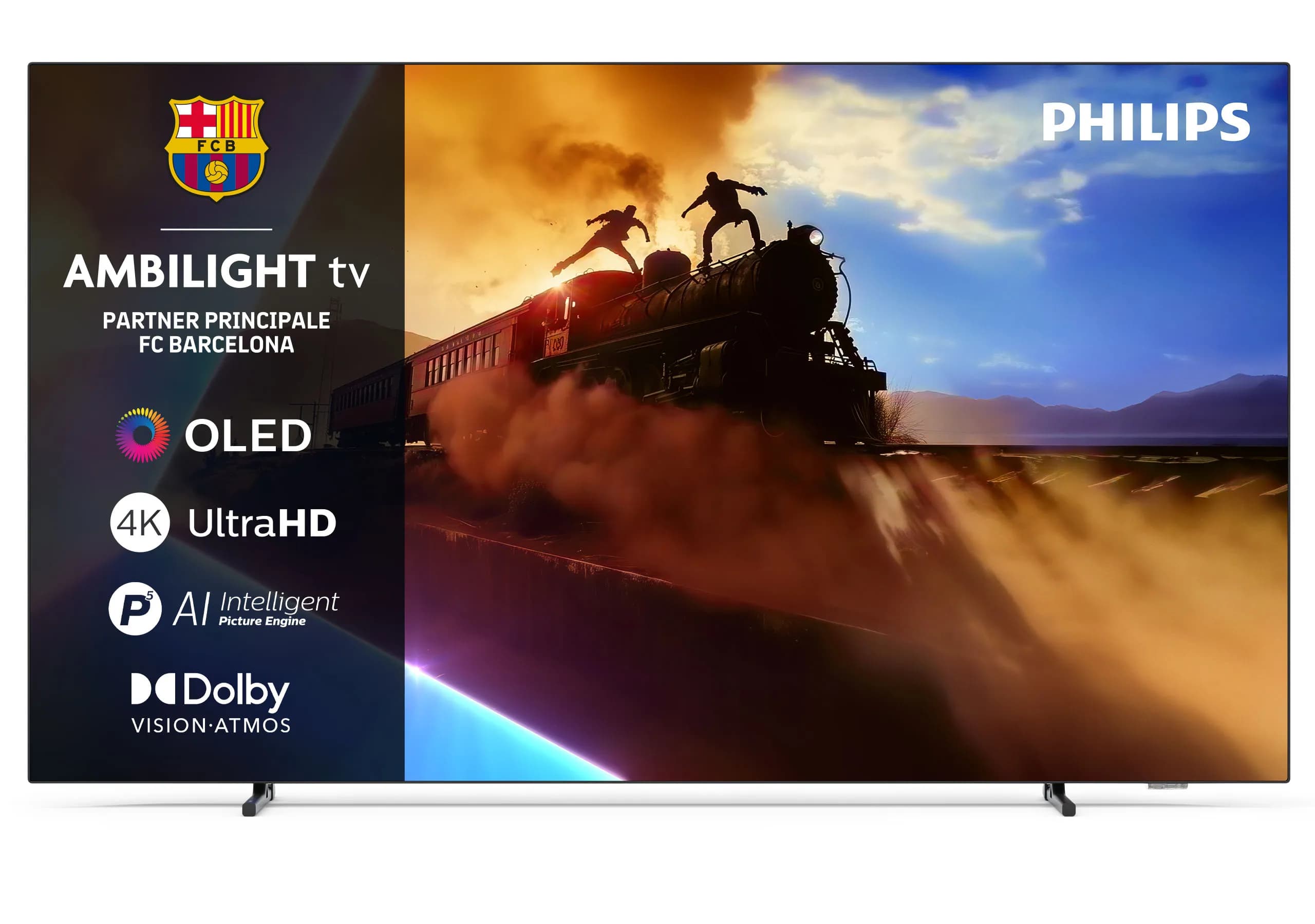 Philips 55OLED770/12 55" 4K TITAN OS TV, 120 Hz, HDR10+, Dolby Vision, metal frame – Philips