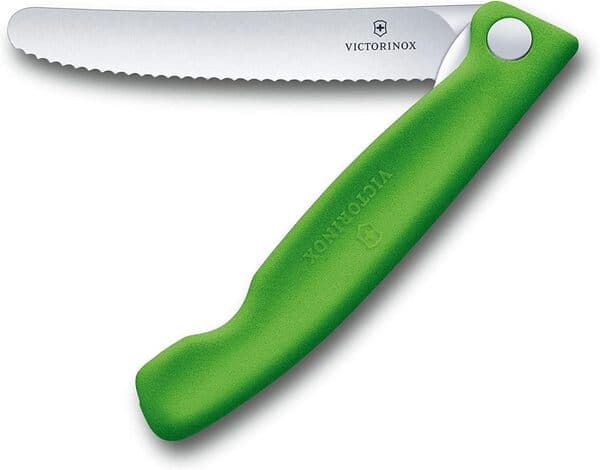 Victorinox Swiss Classic taitettava kuorimaveitsi 110 mm vihreä – Victorinox