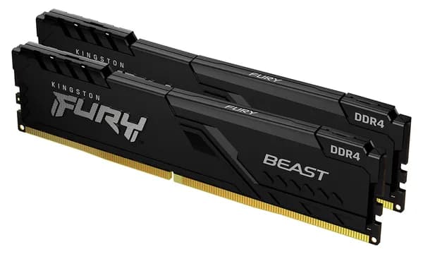 Kingston FURY Beast 32 Gt (2 x 16 Gt) DDR4 3600 MHz, CL18 -muisti (XMP)