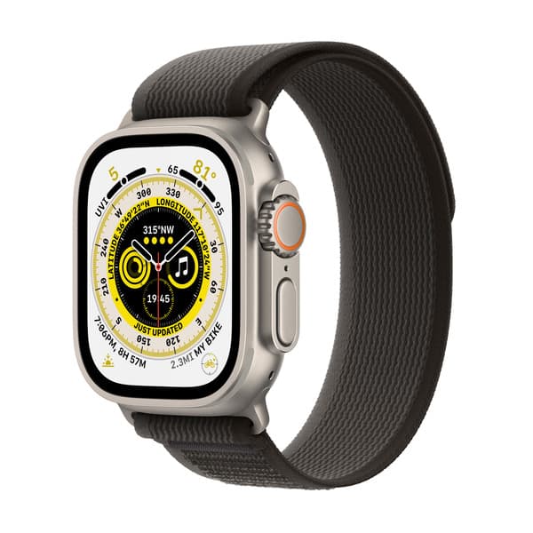 Apple Watch Ultra GPS + Cellular, 49mm Titanium (Refurbished: A) – Apple