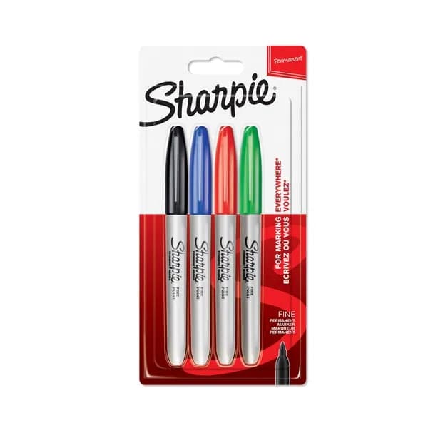 Sharpie Fine Basic 1,0mm lajitelma (4) – SHARPIE