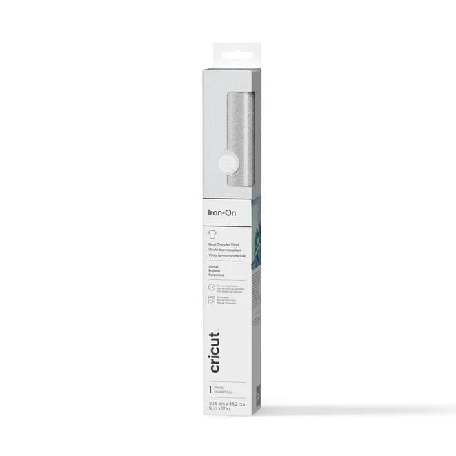 Cricut Glitter Iron-On 30x48cm (Valkoinen) – CRICUT