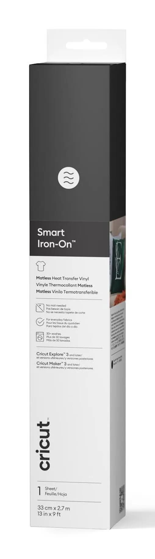 Cricut Smart Iron-On 33x273cm (Black) – CRICUT