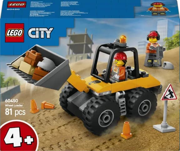 LEGO City Keltainen pyöräkuormaaja 60450 – LEGO
