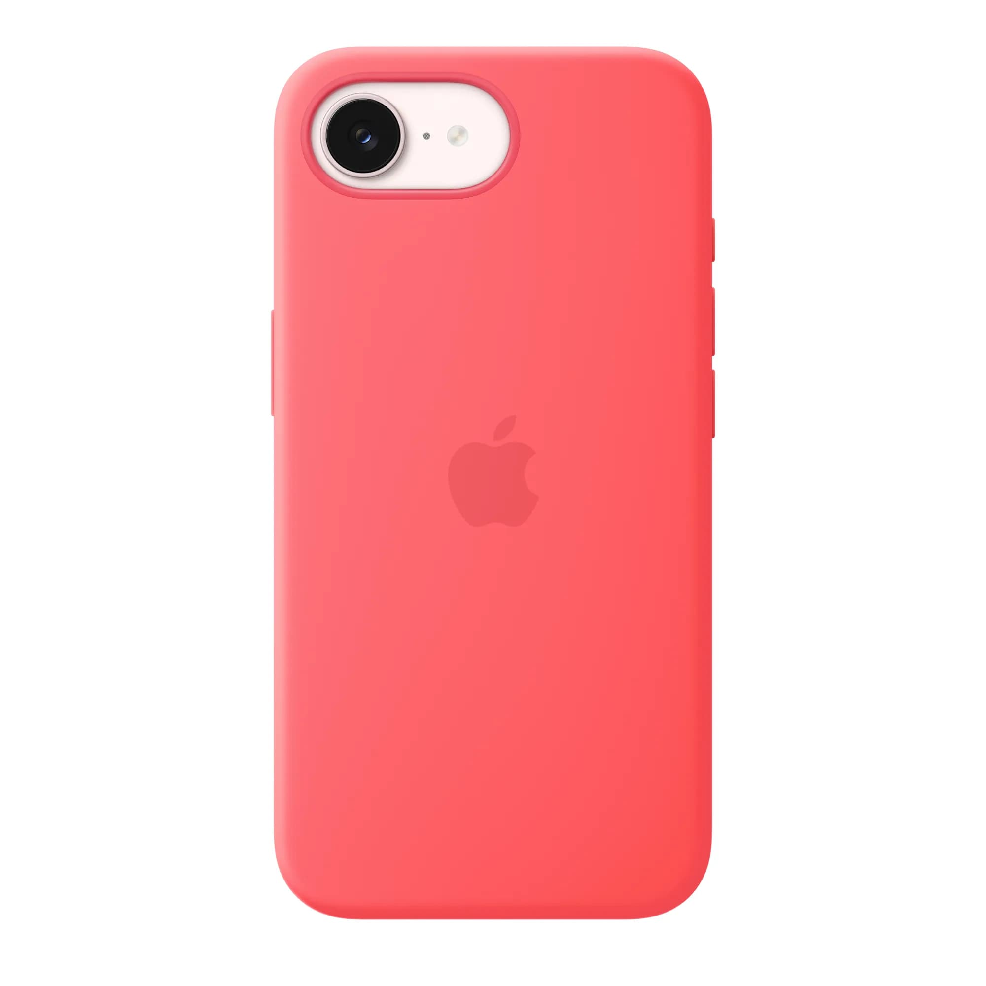 Apple iPhone 17e Silicone Case with MagSafe, Bright Guava – Apple