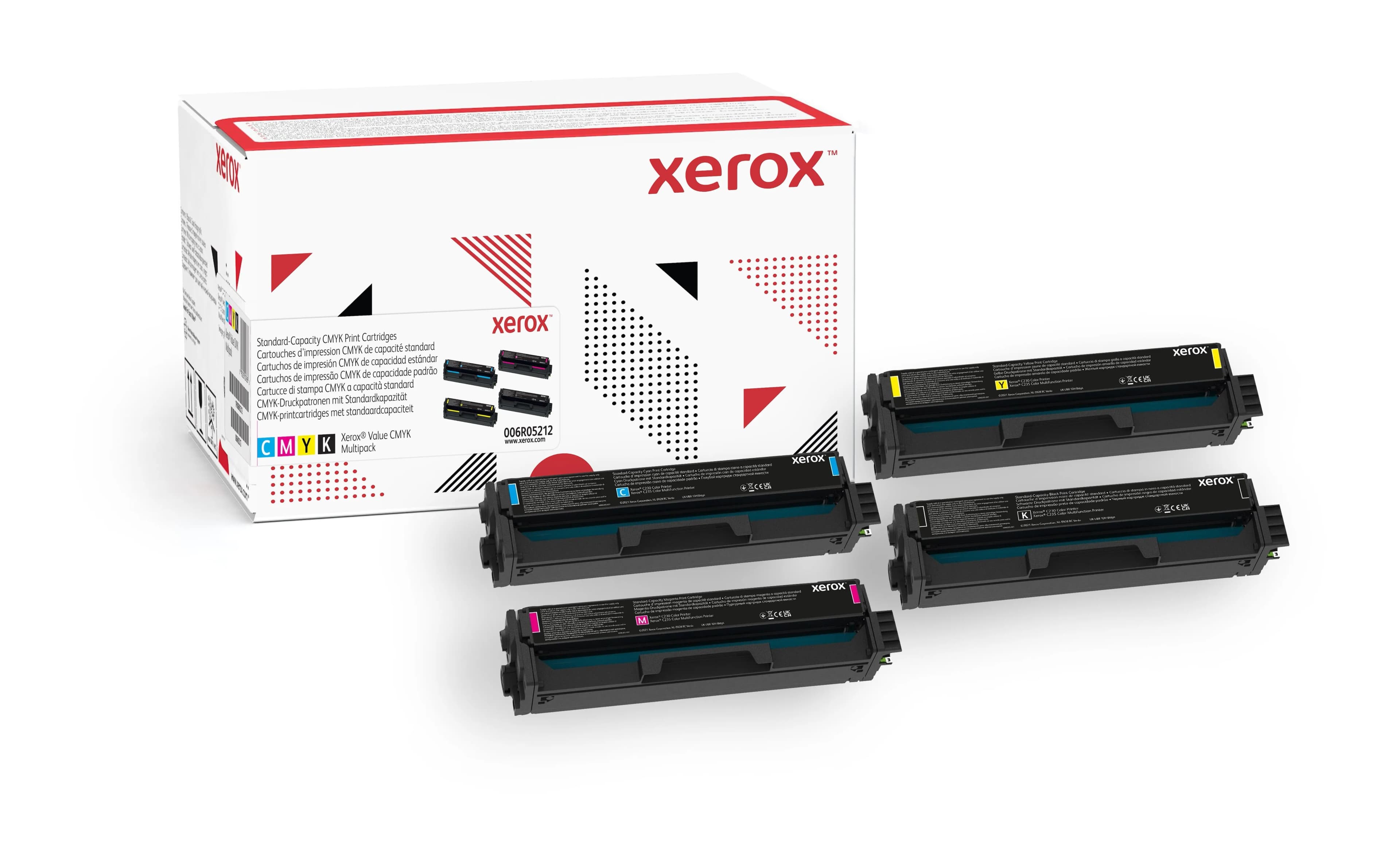 Xerox C230/C235 -laservärikasettipakkaus, syaani/magenta/keltainen/musta, 4 kpl – Xerox