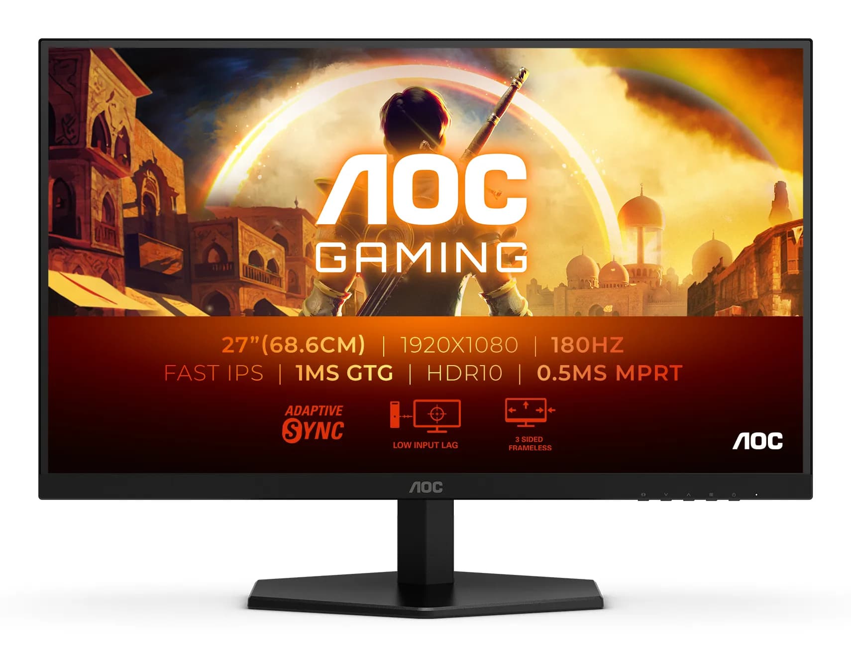 AOC 27G42E 27" Full HD, Fast IPS -pelinäyttö – AOC