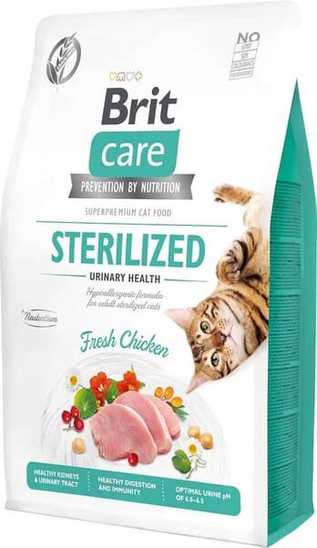 Brit Care Grain-Free Sterilized Urinary Health, Kissan kuivaruoka, Adult, 2 kg – Brit Care
