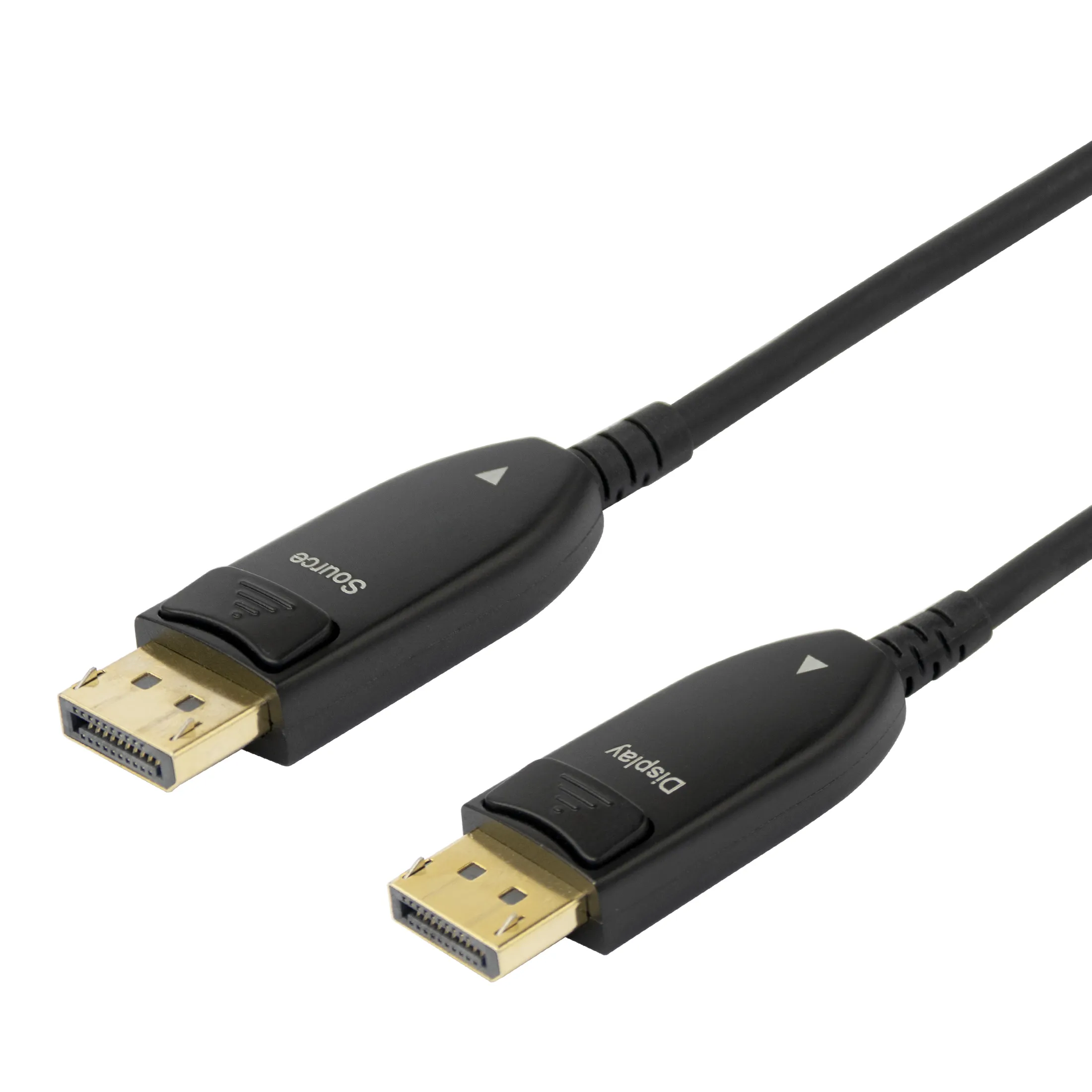 Deltaco DisplayPort 1.4 Aktiivinen Optinen -kaapeli, jossa 8K, 10 m, musta
