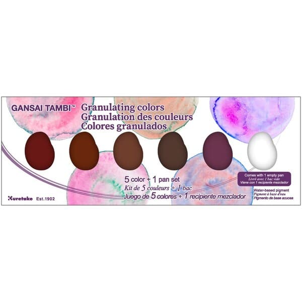 GANSAI TAMBI GRANULATING 5 color set – ZIG