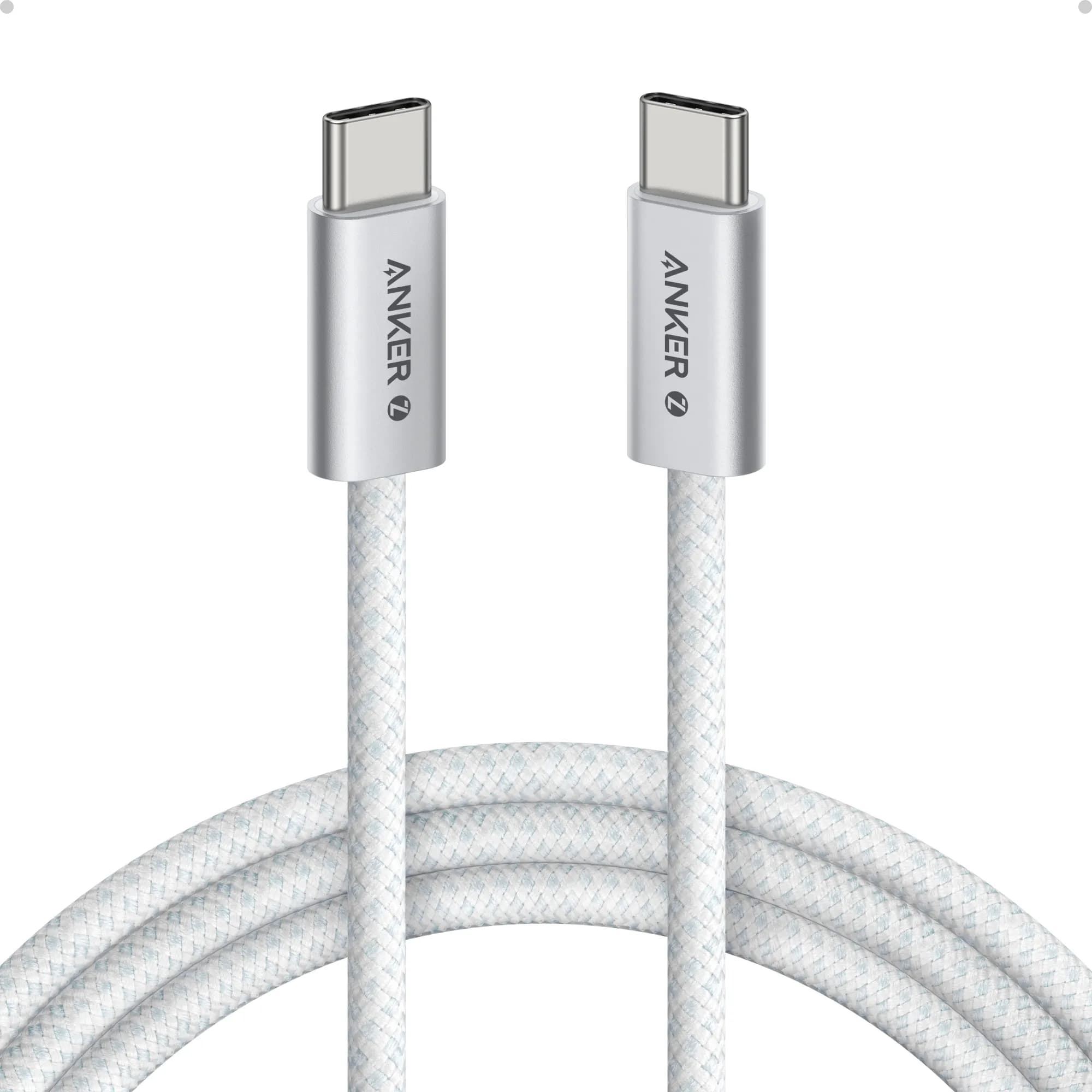 Anker Zolo USB-C -kaapeli, 240 W, 1 m, valkoinen – Anker